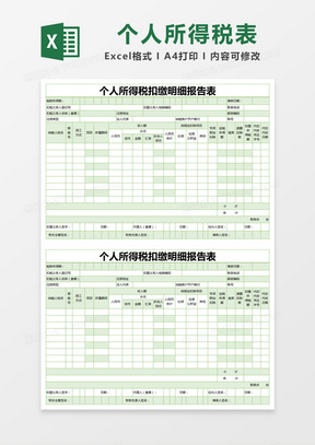 最新個(gè)人所得稅模板，背景、影響及地位解析